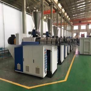 Buy cheap Separate Type Assembly PVC Single Wall Corrugated Pipe Extruder Machine with Standards from wholesalers