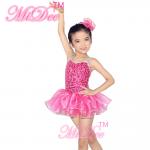 Buy cheap Midee Kids Dance Clothes Coin Sequin Tutu Skirt Dress With Silver Sequins Edge from wholesalers