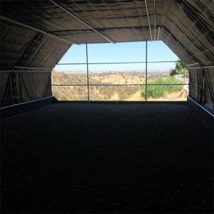 Width 8-9m Single Span Automatic Blackout Greenhouse 100% Shading