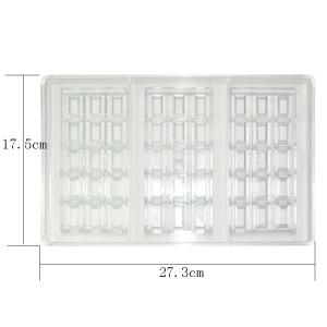 Buy cheap Sustainable 3D Custom Made Chocolate Molds Rectangle Polycarbonate from wholesalers