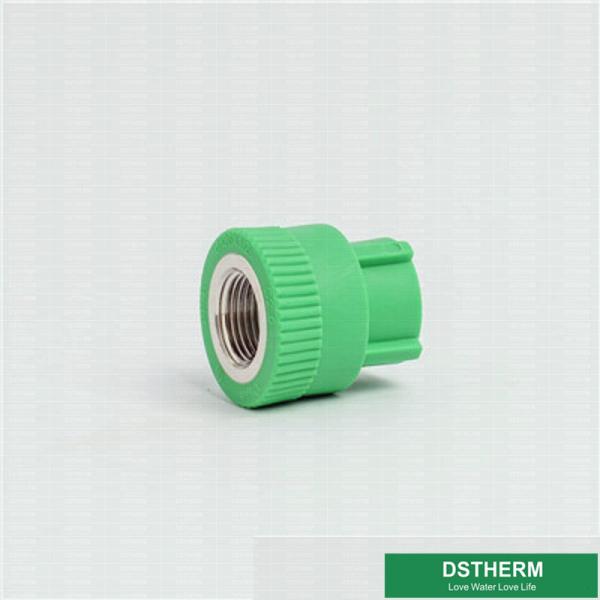 Quality Sanitary Plastic PPR Pipe Fittings Female Threaded Coupling Welding Connection for sale