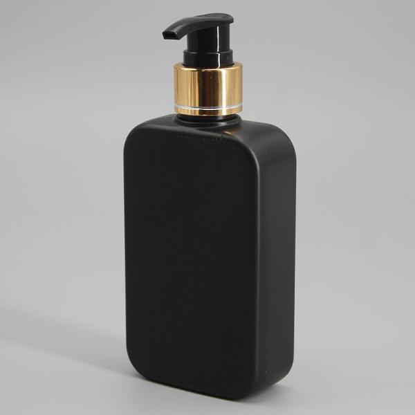 Quality Black Cuboid 200ml HDPE Pump Bottle for sale