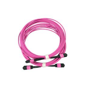 Buy cheap OS2 OM3 OM4 OM5 SM MM 8F 12F 24F Elite Loss MPO MTP patchcord from wholesalers