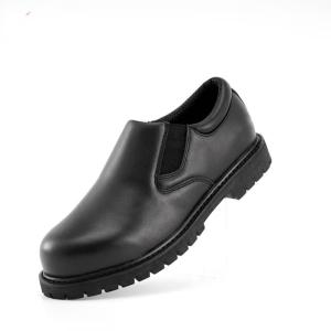 Buy cheap Goodyear Welted Chef Shoes Black Full Grain Leather Slip Resistant Work Shoes from wholesalers