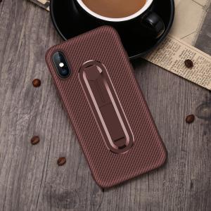 China Color Black Carbon Fiber Invisible Kickstand TPU Case Back Cover For Samsung S7 Edge S9 Plus NOTE9 J2Prime J7Pro J6 2018 on sale
