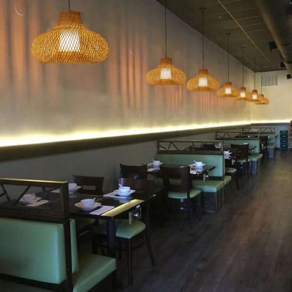 New Japanese Bamboo Ceiling Pendant Lights Handmade Retro Hanglamp Lighting(WH-WP-66)