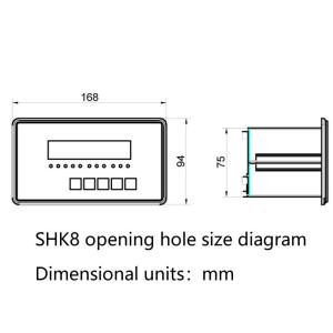 Buy cheap SHK8 Batching Scale Control System Weight Control Indicator with 3 Inputs and 3 Outputs from wholesalers