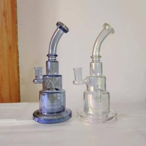 Buy cheap 8mm Glass Smoking Pipe Dazzling Thread 10 Inch Borosilicate Glass Water Pipe from wholesalers