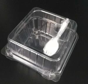 Buy cheap Transparent 145x138x84mm Disposable Plastic Meal Tray from wholesalers