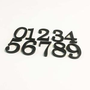 Buy cheap Black Matte Acrylic House Number Plaques Signs Recyclable OEM ODM from wholesalers