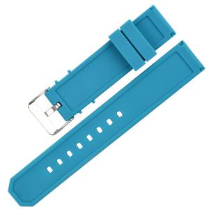 Buy cheap SHX Blue Silicone Watch Straps 20mm With Square Holes from wholesalers