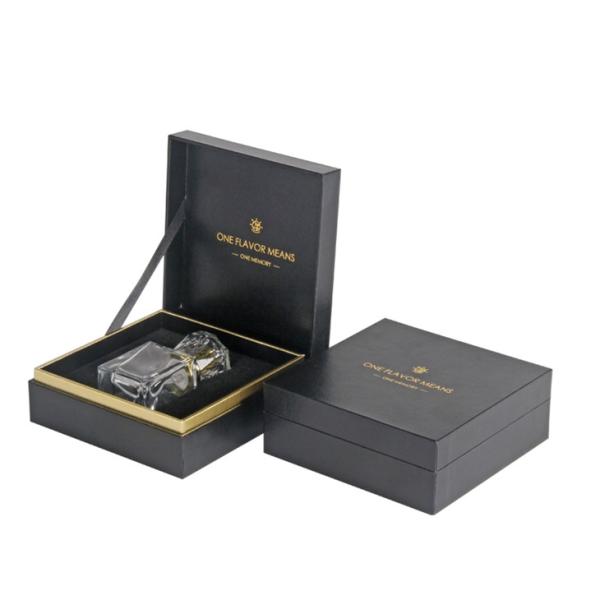 Buy cheap Custom Luxury Paper Gift Box For Perfume With Gold Stamping Logo from wholesalers