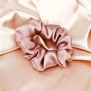 Buy cheap Custom 22mm Mulberry Silk Scrunchies 0.03kg Elastic Hair Bands from wholesalers