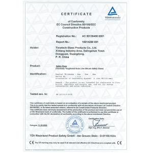 TIMETECH GLASS Certifications