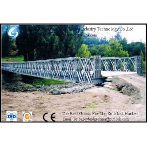 China CB200(HD200) Hot dip galvanized  TSR double lane bailey bridge,steel bailey bridge,mabey on sale