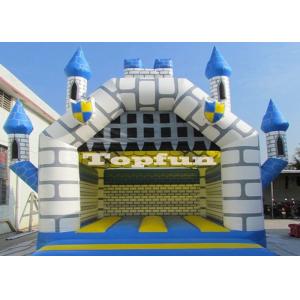 Amusement Inflatable Jumping Castle / Inflatable Jumping Bouncer PVC Tarpaulin