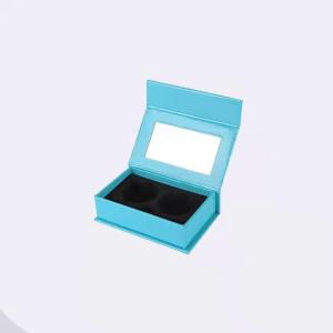 Magnet Rigid Gift Box , Reusable Paper Box Cosmetics Contact Lens Packaging