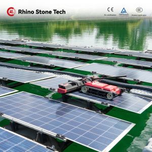 Buy cheap Crawler Rubber Tracke Solar Panel Cleaning Robot for Commercial & Industrial Solar Farm from wholesalers