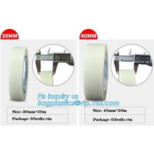 Buy cheap Drywall Mono Line Fiberglass Labelh Mounting Tape Bi-Directional Filament woven coated Fiberglass Tape Joint Tape from wholesalers