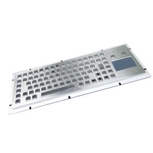 Rugged Stainless Steel Industrial Keyboard With Mouse Touchpad