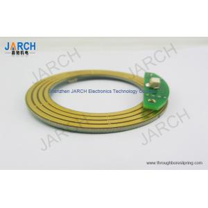 6 Circuits rotary electrical interface , electric flat slip ring For Robotics