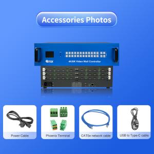 Buy cheap After-sales Service Video Wall Controller with 72W Power Dissipation and Maximum Input Resolution of 3840x2160P60 from wholesalers