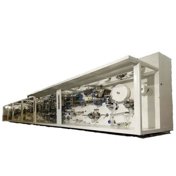 Quality Mini Tractor Price Sanitary Napkin Manufacturing Machine 300pcs/min for sale