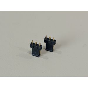 Buy cheap 2.54mm Pitch 1×3 Single-Row Pin Header Connector, Gold-Plated PCB Electronic Connector for Signal & Power Transmission from wholesalers