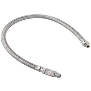 Buy cheap CE Soft Air Compressor Parts Steel Braided Hose 1/8”  With Check Valves from wholesalers