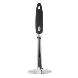 Buy cheap Europe style New pattern kitchenware set with stand black color handle cooking tools patato masher from wholesalers