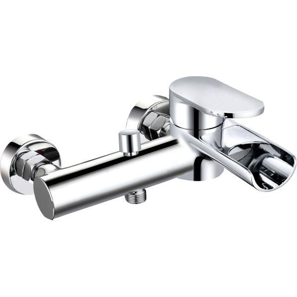 Buy cheap Single Brass Wall Mounted Shower Mixer Long Lasting T8417A from wholesalers