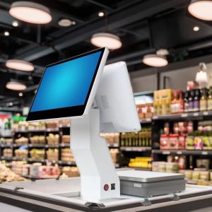 Buy cheap 15.4 Inch Dual Screen Windows Touch All in One Scale Weighing POS Supermarket Hotel's Ultimate POS Solution with WIFI/BT from wholesalers