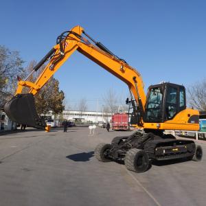 Buy cheap 12 Ton Wheel Crawler Excavator Flexible Exquisite Crawler Mounted Excavator from wholesalers