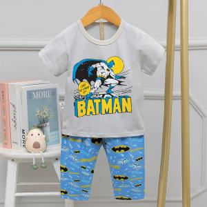 Buy cheap Batman Round Neck Night Suit Home Clothes Age 3 Pyjamas product