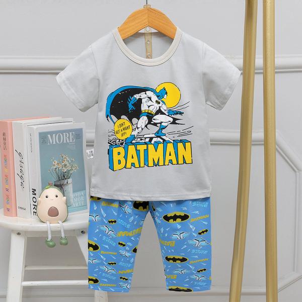 Quality Batman Round Neck Night Suit Home Clothes Age 3 Pyjamas for sale
