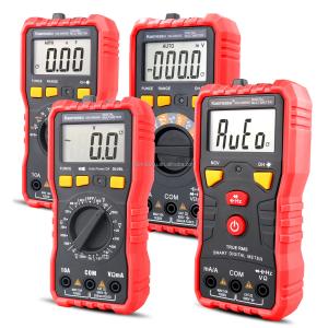 Mini Digital Multimeter DC/AC Voltage Ammeter Current Ohm Temperature T-rms High