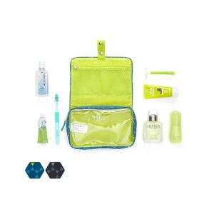 Folding Suspensible Mens Toiletry Bag Double Layer Design PVC Material