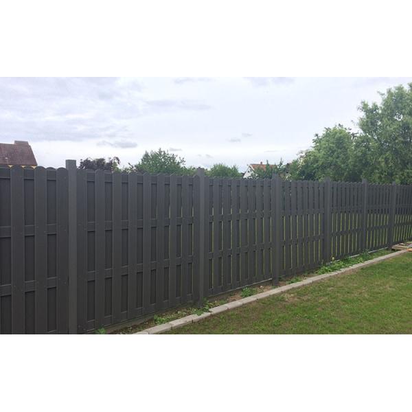 Engineered Waterproof Fence Panels , Durable Wood Plastic Composite Fence Panels