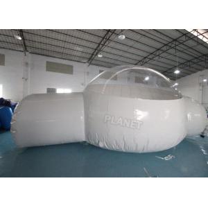 Buy cheap Half Clear 4m Dome Inflatable Bubble Lodge With Silent Blower from wholesalers
