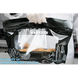 Buy cheap Anti Fog Function Plastic Zipper Roasted Chicken Packaging Bag, slide zipper hot chicken bags/ roasted chicken plastic p from wholesalers