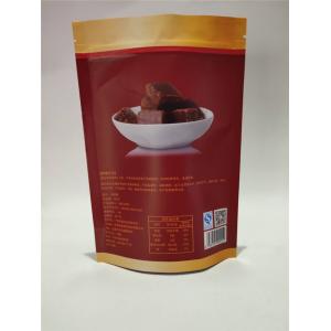 Buy cheap Recyleable Kraft Paper Zipper Bags Reclosable With Stable Performance product