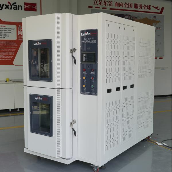 Quality Thermal Shock Test Chamber Electronic Product Touch Screen 2-Zone MIL-STD 810 Standard Customized Inner Size OEM ODM for sale