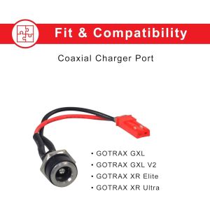 GOTRAX GXL V2 XR Elite XR Ultra Rival Electric Scooter Charger Port Replacement