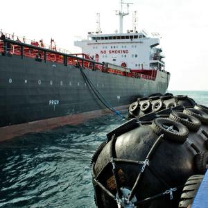 ABS CCS Yokohama Fender For Boat Mooring Great Elasticity Marine Rubber Buffer