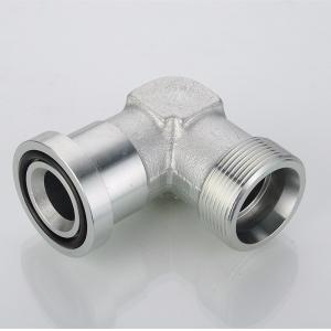 Buy cheap 90 Degree Elbow Metric Hydraulic Adapter Male Bite Type Flange Samples Request Sample from wholesalers