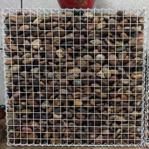 Decorative Retaining Wall Galvanized Welded Mesh Gabion Box with Hexagonal Hole