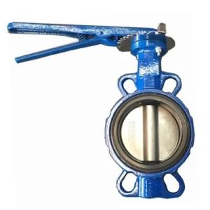 Buy cheap 150LB PN16 DN100 Ductile Cast Iron Stainless Steel Double Flange Wafer Lug Butterfly Valve from wholesalers