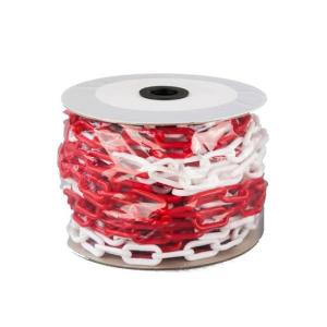 Buy cheap High-Quality Polyethylene Plastic Warning Chain with Red and White Alternate Colored Links for Weather-Resistant Roadway Safety from wholesalers