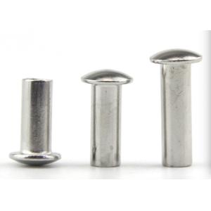 Buy cheap Nickel Plated Brake Lining Rivets , Semi Tubular Hollow End Rivets product