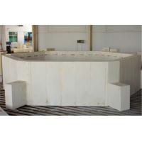 Buy cheap Fire Resistant Furnace Corundum Brick Fused Cast Alumina Block Al2O3 94% product